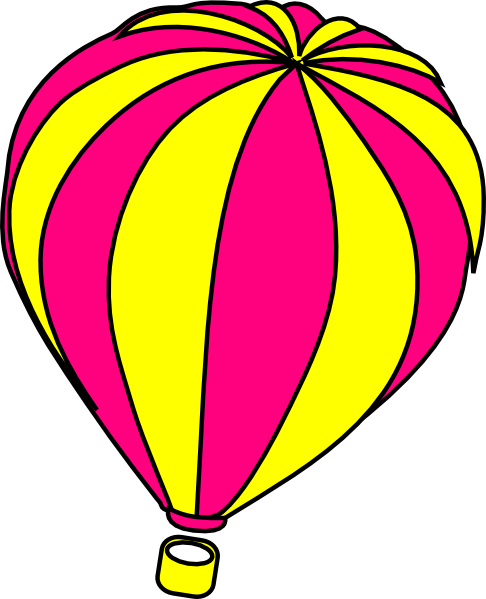 Hot Air Balloon Clipart Black And White - Free ...