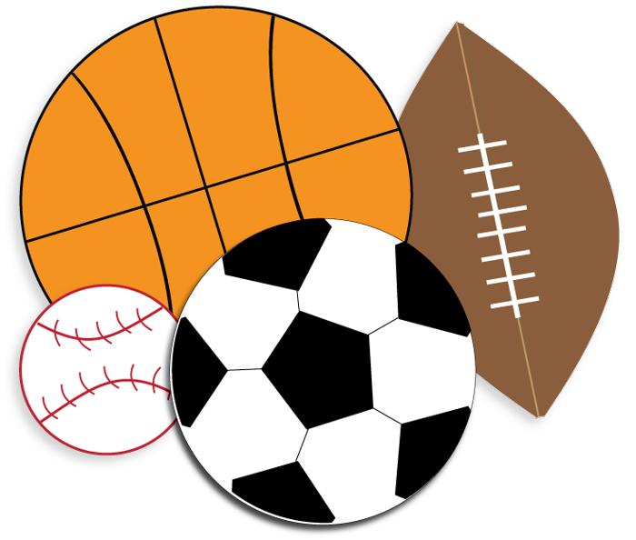 Sports Clipart Black And White - Free Clipart Images