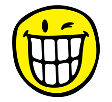 Cheesy grin winky | Smiley