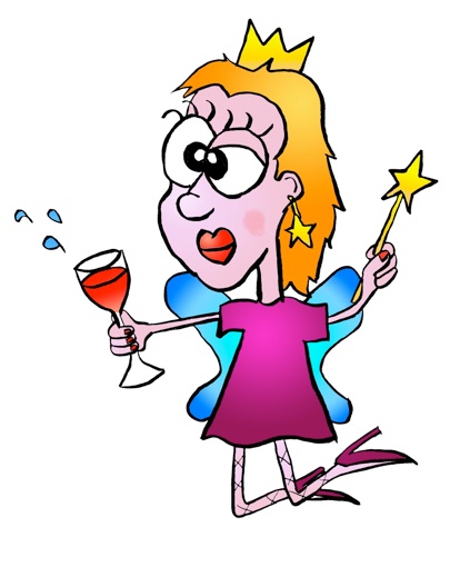 Drunk Woman Clipart