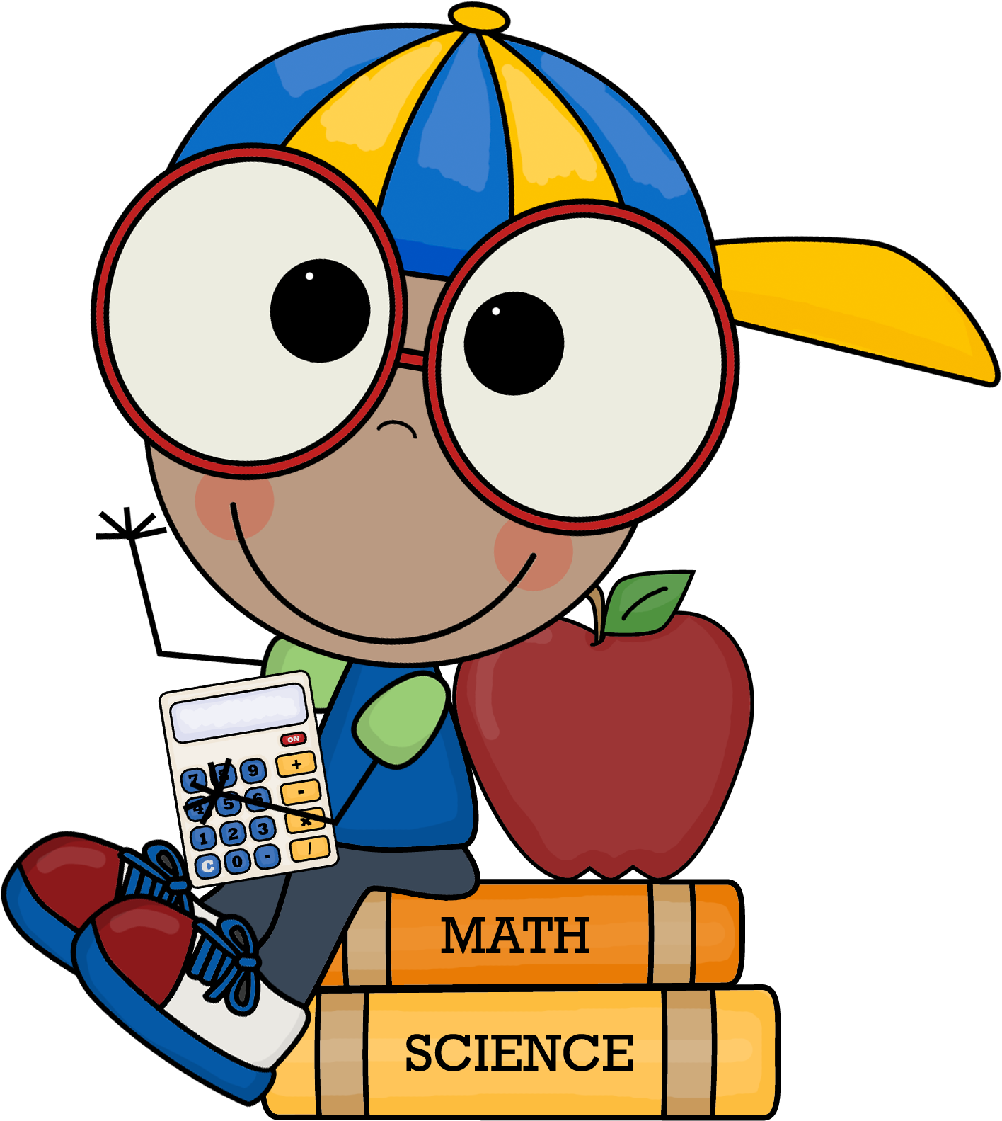 Kid Doing Homework Clipart