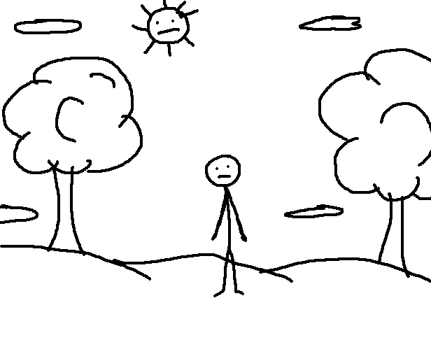Stick Figure Man