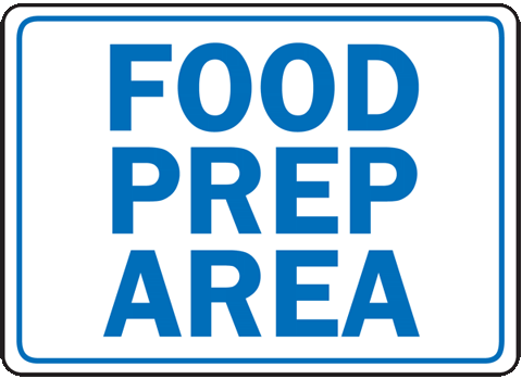 Food Safety Signs, Food Service Signs, Food Handling Signs