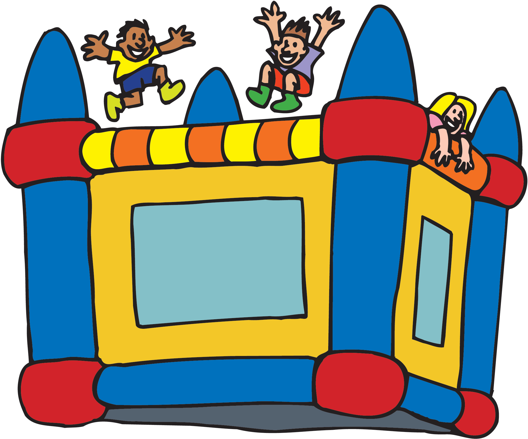 Moon Bounce Clipart