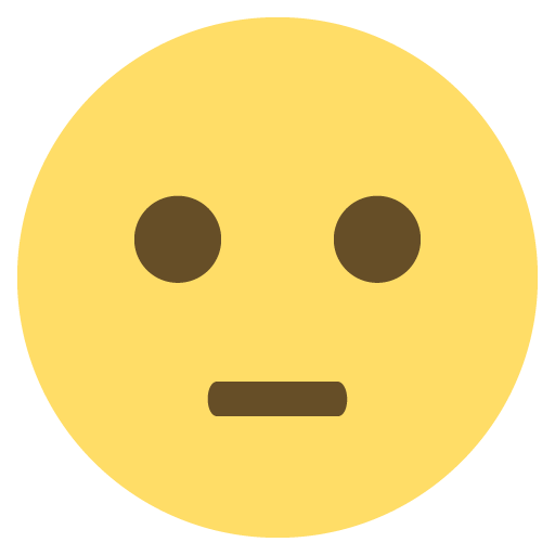 Neutral Face Emoji for Facebook, Email & SMS | ID#: 12240 | Emoji ...