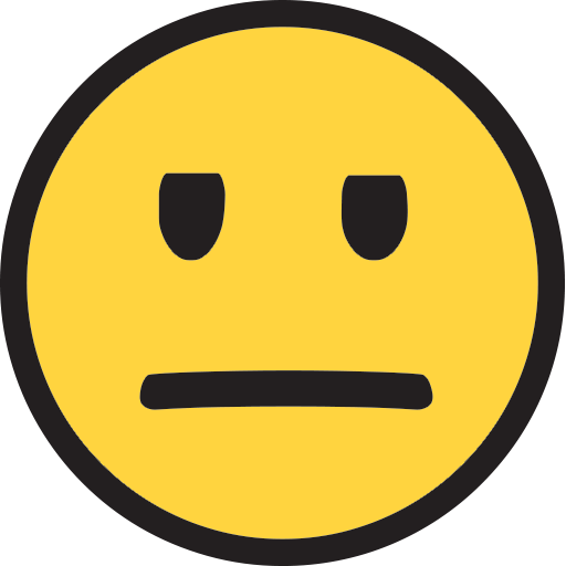 Neutral Face Emoji for Facebook, Email & SMS | ID#: 12240 | Emoji ...