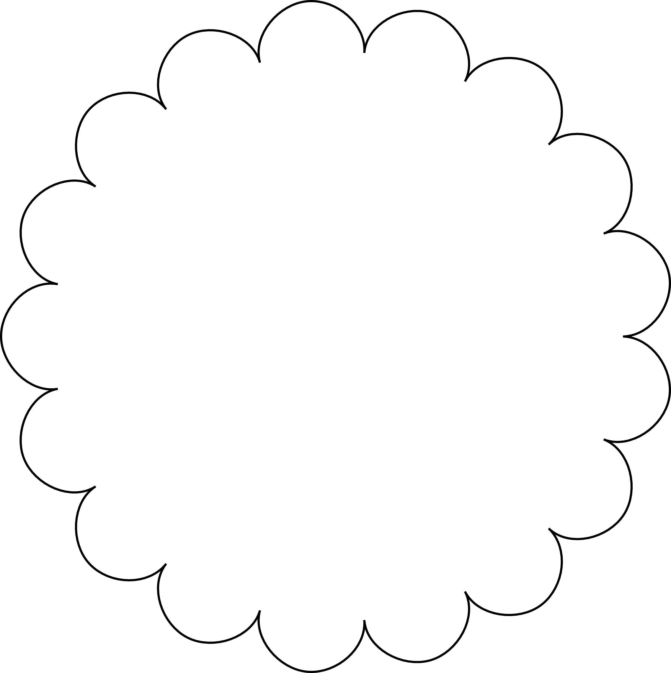 8 Best Images of Scalloped Circle Template Printable - Scalloped ...