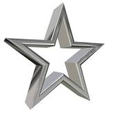 Silver Star Clipart