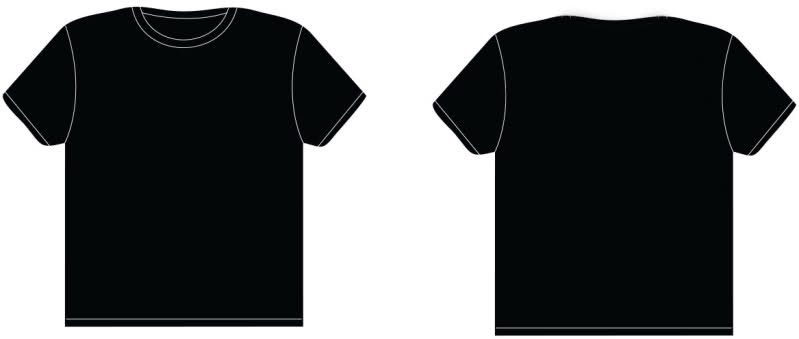 3/4 T Shirt Drawing Template - ClipArt Best - ClipArt Best - ClipArt Best