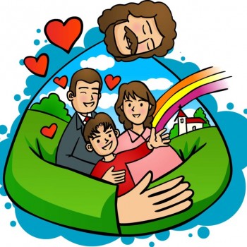 Jesus and My Family 1024x768 px - PPT Background #1768 - Free ...