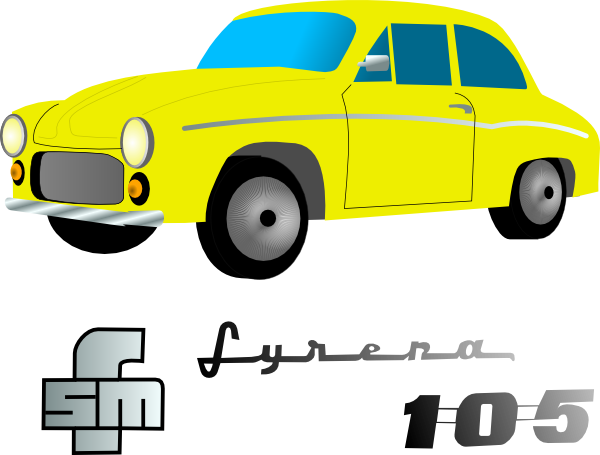Yellow Car Vehicle clip art Free Vector