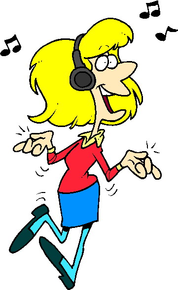 Clip Art - Clip art listening to music 771427