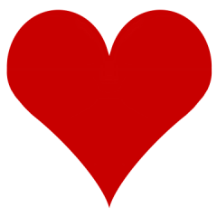 Medium Sized Red Heart
