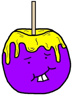 All kinds of candy apples