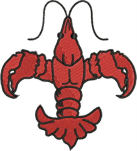Crawfish Fleur de Lis Fleur de Lis Crawfish by CreationsbyShondag