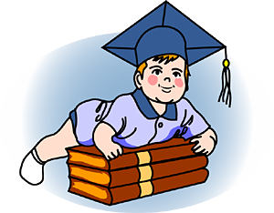 Graduate Baby | Baby Clip Art - Christart.