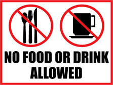 No Food Or Drinks Sign - ClipArt Best