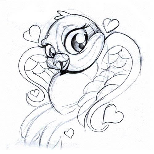 love bird3 birds tattoo design, art, flash, pictures, images ...