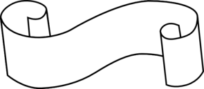White Scroll clip art - vector clip art online, royalty free ...