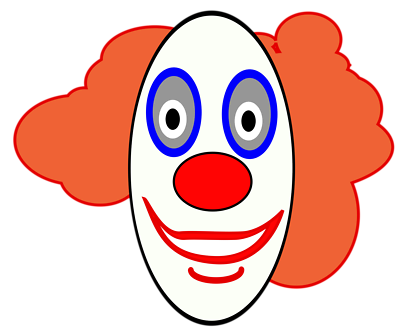Free Stock Photos | Illustration Of A Cartoon Clown Face | # 17182 ...
