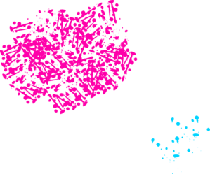 pink splatter paint