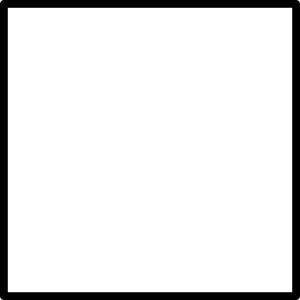 Gold Square Outline Border - Polyvore