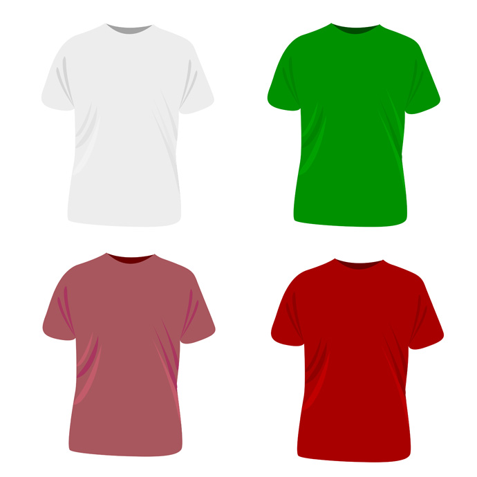 Vector t-shirt template