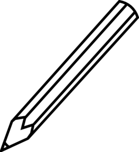 Pencil Clipart Black And White - Free Clipart Images
