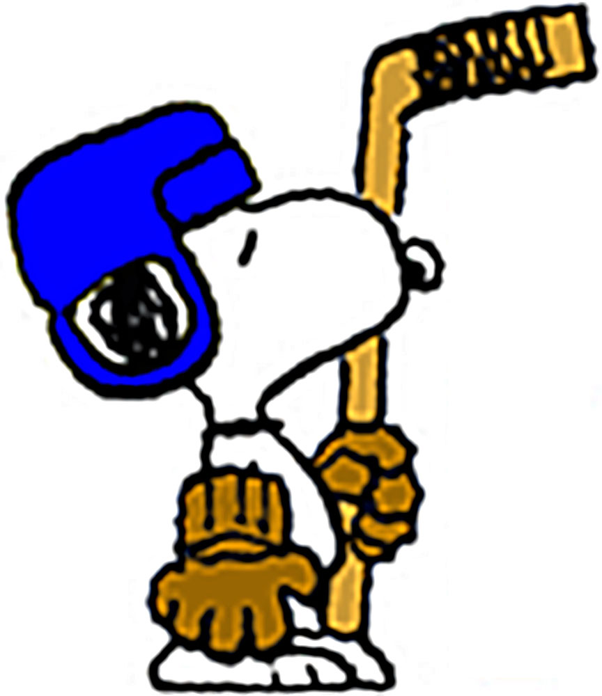 helmet hockey snoopy