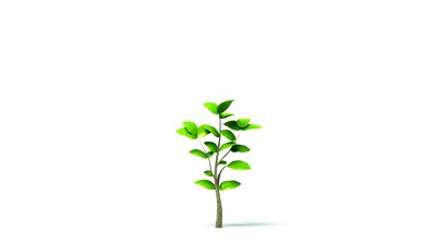 Tree growing animated clipart
