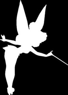 tinkerbell silhouette - | Fun Stuff | Pinterest