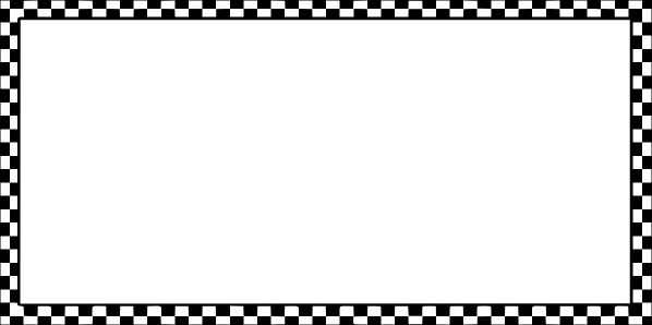 Checkered flag border clip art