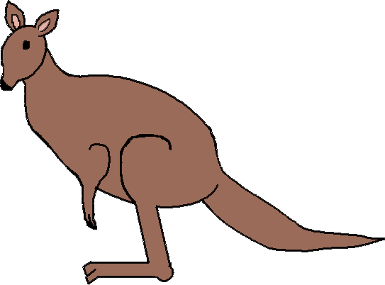 Kangaroo clip art at vector clip art - Cliparting.com