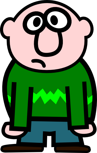 Cartoon Sad People