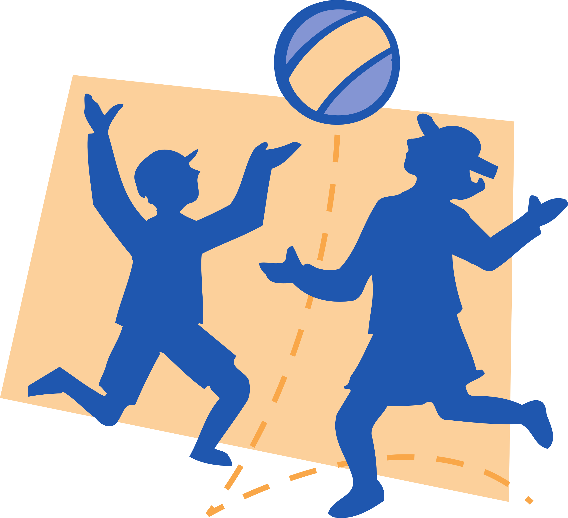 Clipart - Children Playing