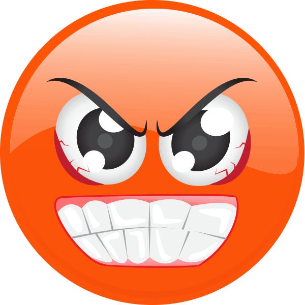 Angry Emoticon | Angry Smiley ...