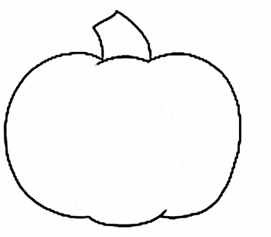 Pumpkin Outline Clip Art