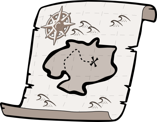 Pirate Treasure Map Clipart - Free Clipart Images
