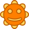 Morning Sun - vector clip art online, royalty free & public domain