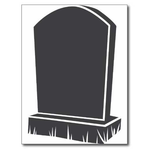 Tombstone Gravestone Just Add Your Picture & Text! Post Cards from ...