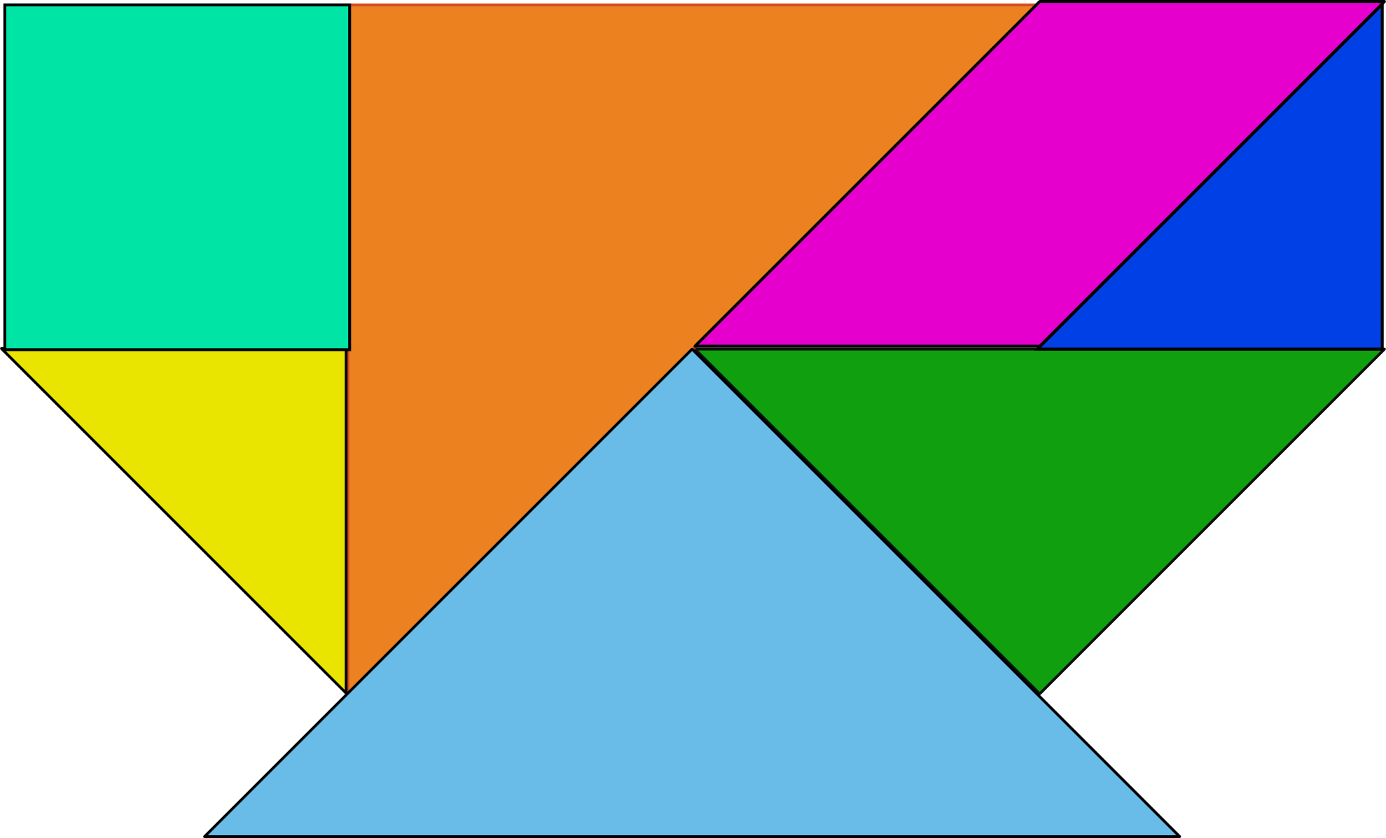 Clip Art: Tangram 29 scallywag clipartist.net ...