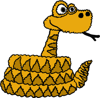 Cartoon Rattle Snake