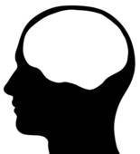 Head profile clip art