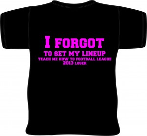 AMBRO Manufacturing: Custom Fantasy Football T-shirts