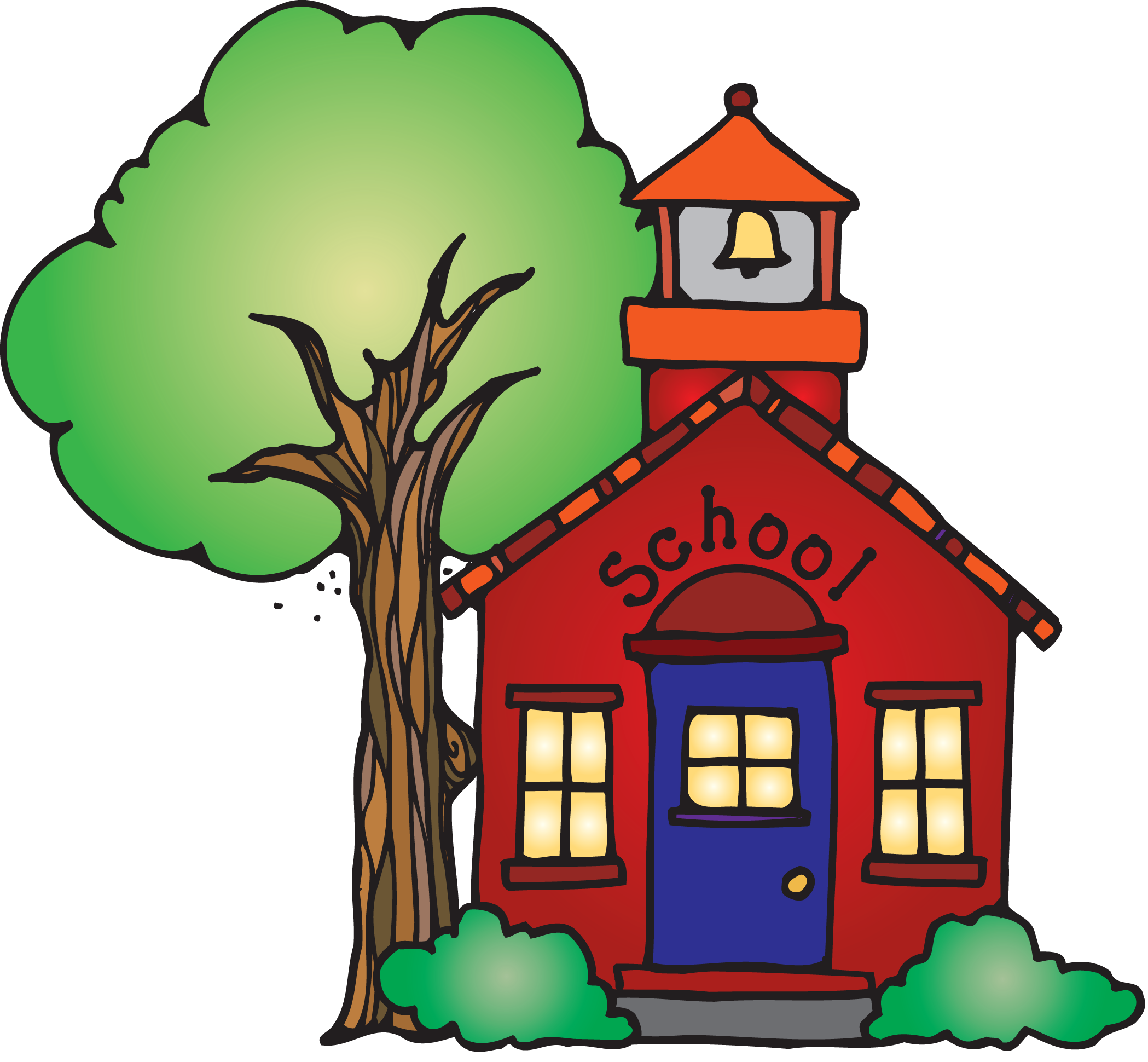 School house clipart melonheadz