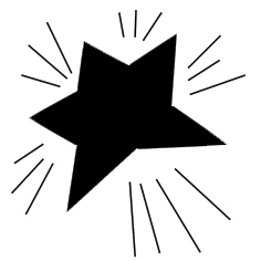 40+ Christmas Shining Star Clipart