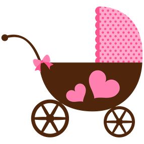Clip art, Baby carriage and Girls