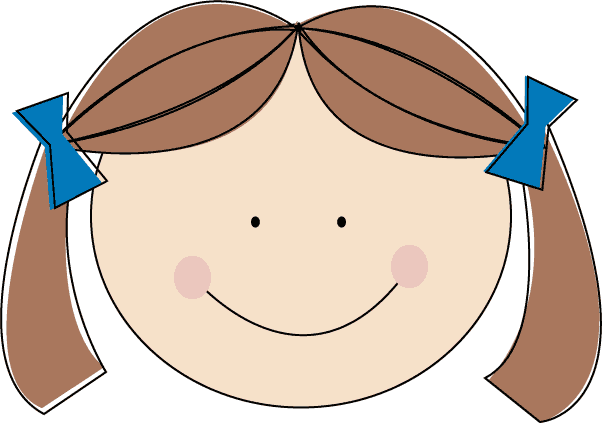 Clip Art Girl Hair - ClipArt Best
