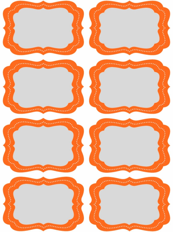 chocolate labels template
