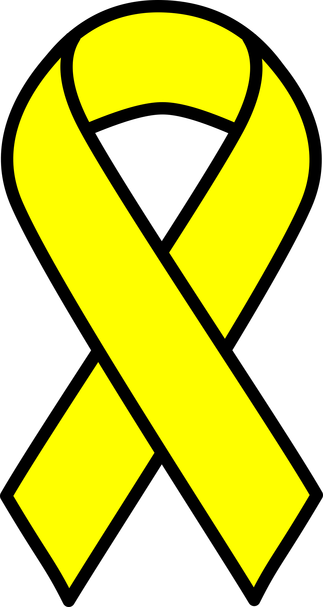 Clipart - Yellow Ribbon